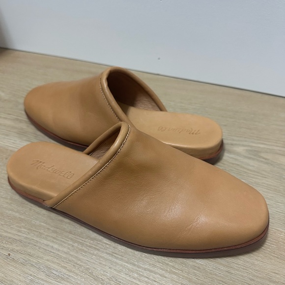 Madewell Shoes - LIKE NEW 8.5 Madewell Louisa Tan Leather Women’s Mules